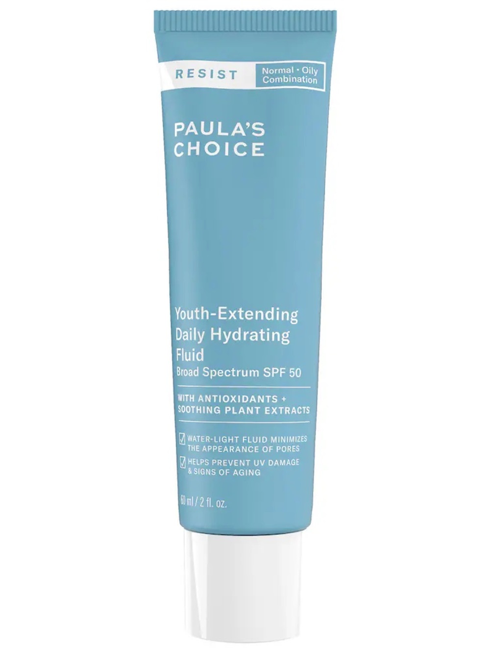 NWT Paula's Choice RESIST Youth-Extending Daily Hydrating Fluid SPF 50